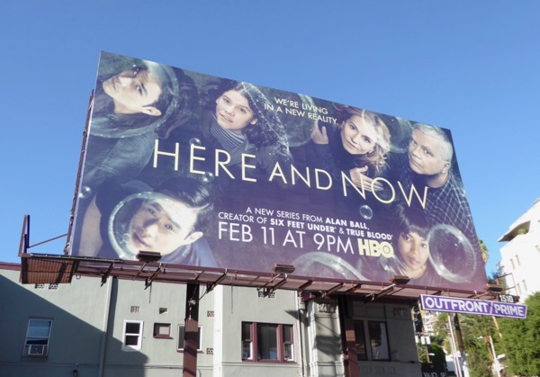 Here and Now series premiere billboard Here and Now series premiere billboard