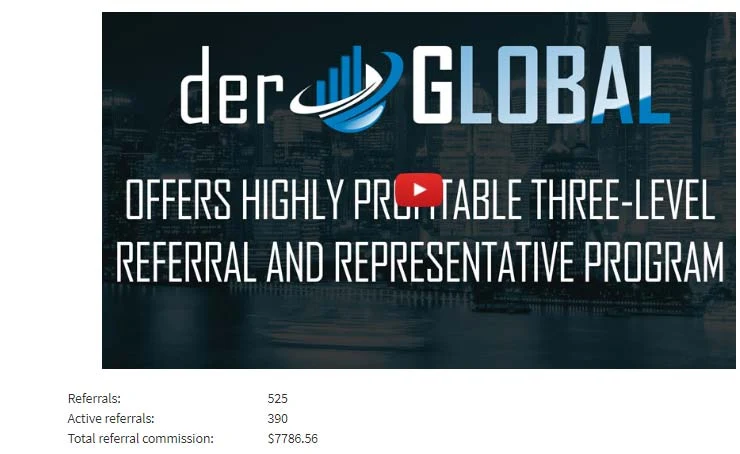 Оборот структуры DERGlobal Limited