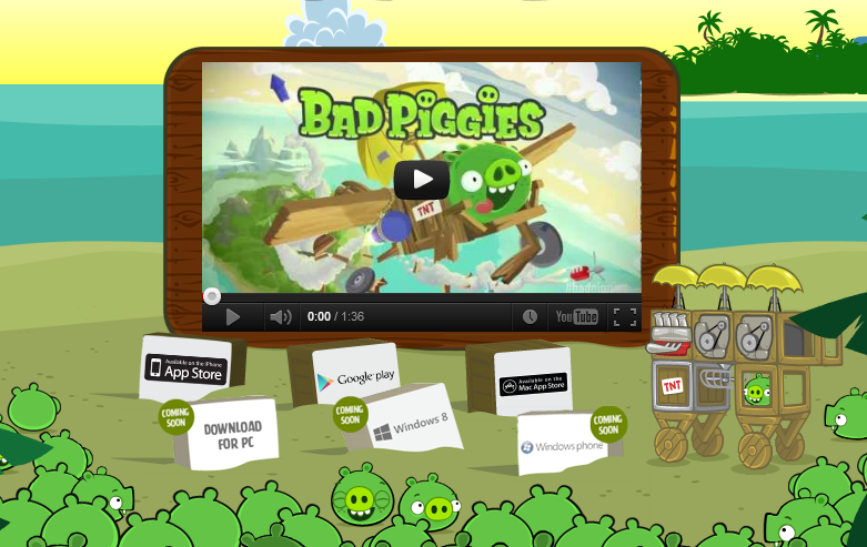 Rovio Merilis Game Bad Piggies untuk Android iOS dan Mac Hari Ini