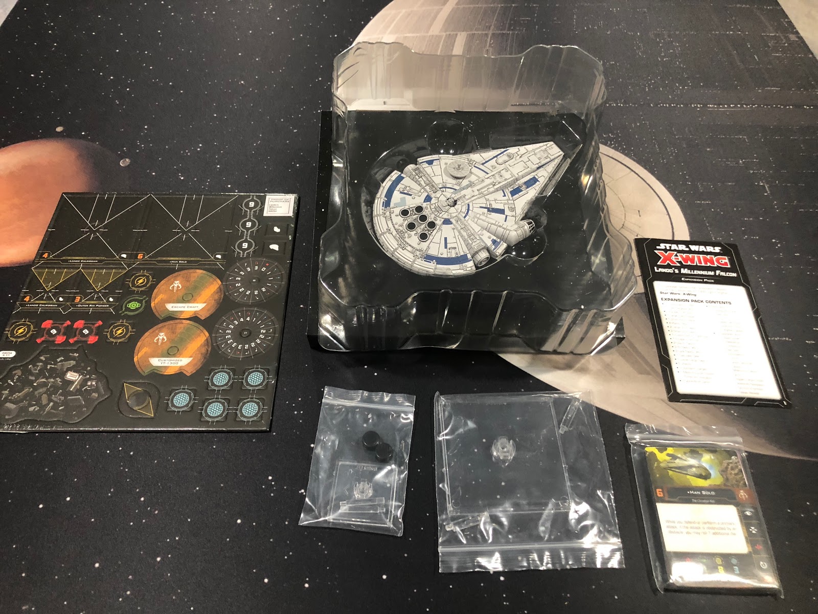 XWing Unboxing 'Lando's Millennium Falcon' The Old West Chronicle
