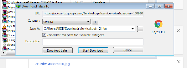 Mengatasi Download File Google Drive di IDM Berubah Jadi ServiceLogin - WandiWeb.com