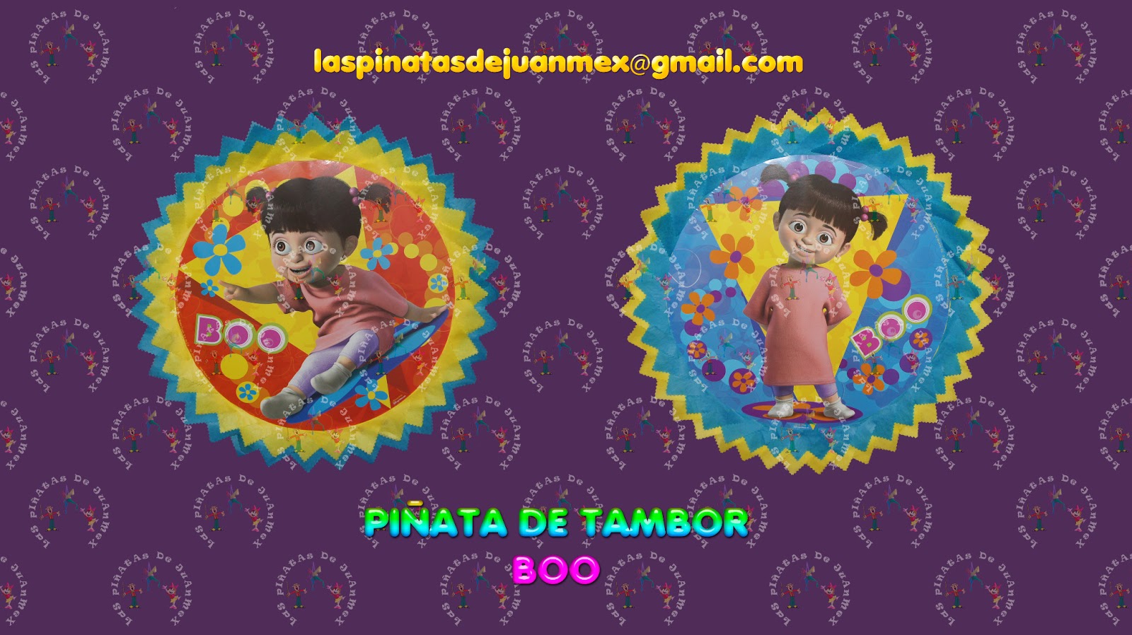 LAS PIÑATAS DE JUANMEX: Mis Piñatas, Piñata de tambor de Boo