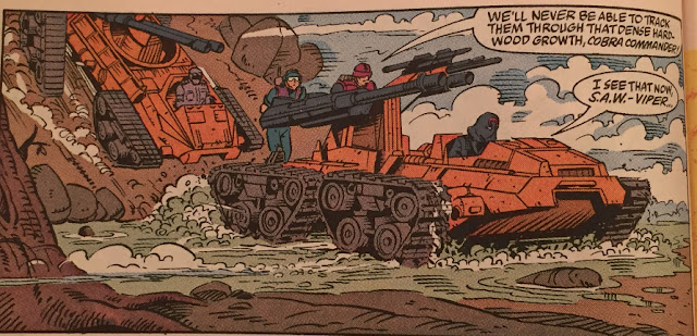 Marvel Comics #123, Cobra Commander, Paralyzer Tanks, SAW Viper, Frag Viper Marvel Comics #123, Cobra Commander, Paralyzer Tanks, SAW Viper, Frag Viper
