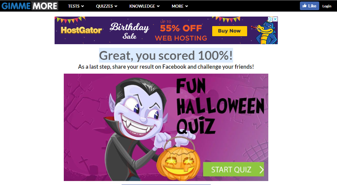 Fun Halloween Quiz Answers || 100% Scored || Gimme More