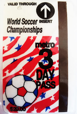 DC Metro 1994 World Soccer Championship 3 Day Pass