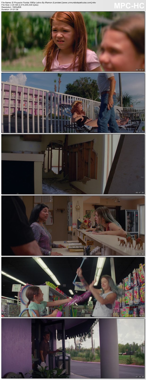 Capturas de la película.