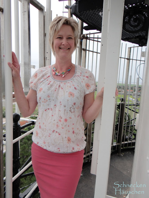 Bluse Imke und Bleistiftrock