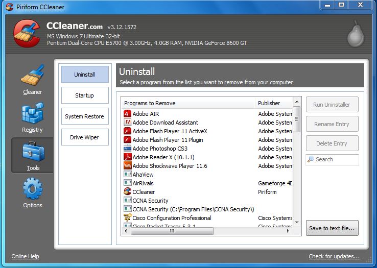 latest version ccleaner free download xp