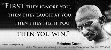 Gandhi said;