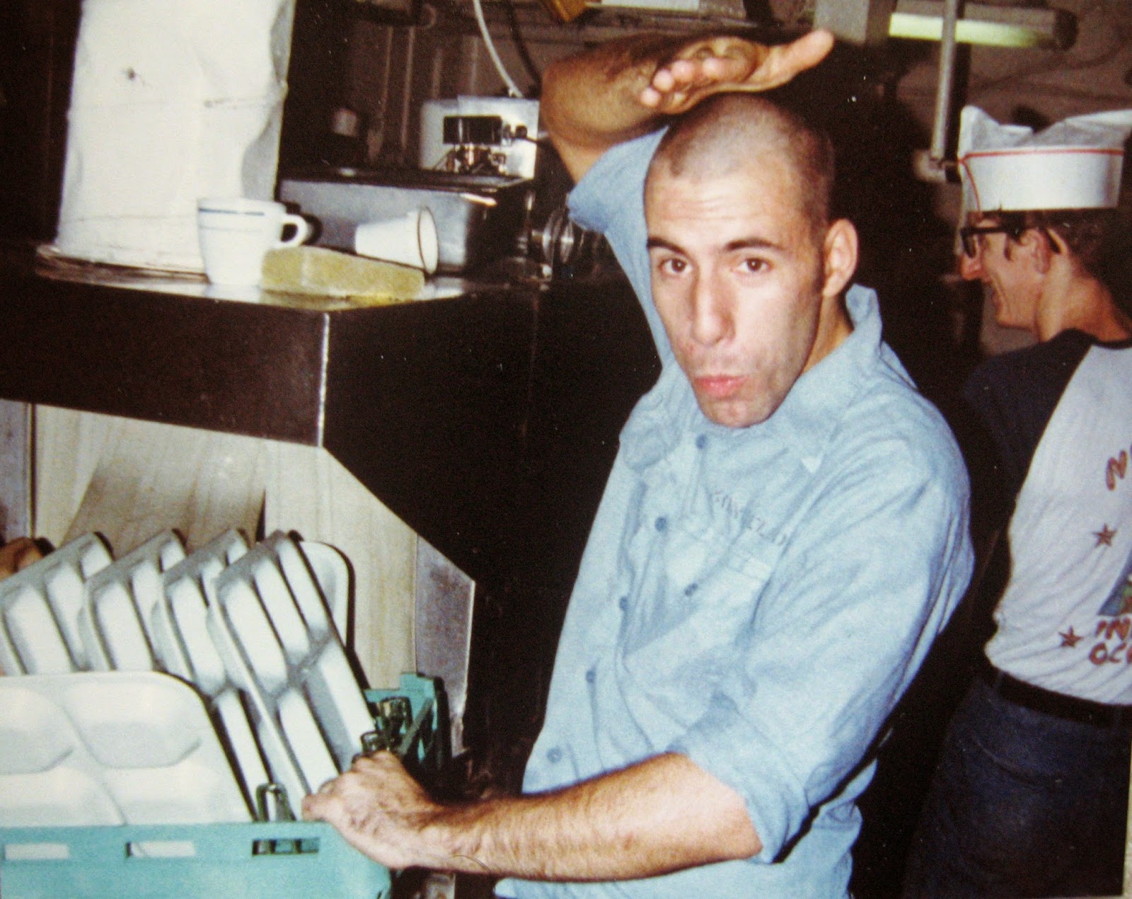 Tommy Mondello USS Nimitz mess deck duty December 1982
