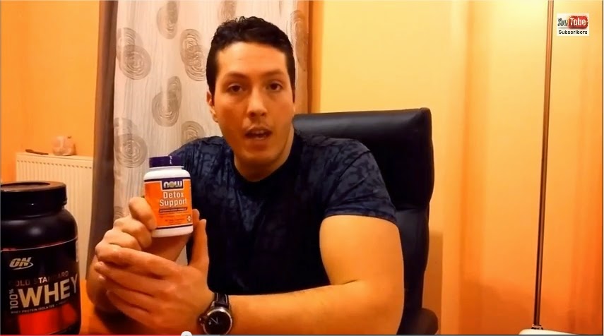 Unboxing-eVitamins-Optimum-Nutrition-Whey-Protein-Gold-Standard-NowFoods-Detox-Support 