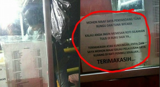 Perjuangan Pedagang Roti Bakar Yang Tuna Rungu Dan Tuna Wicara Ini Sungguh Membuat Netizen Terharu