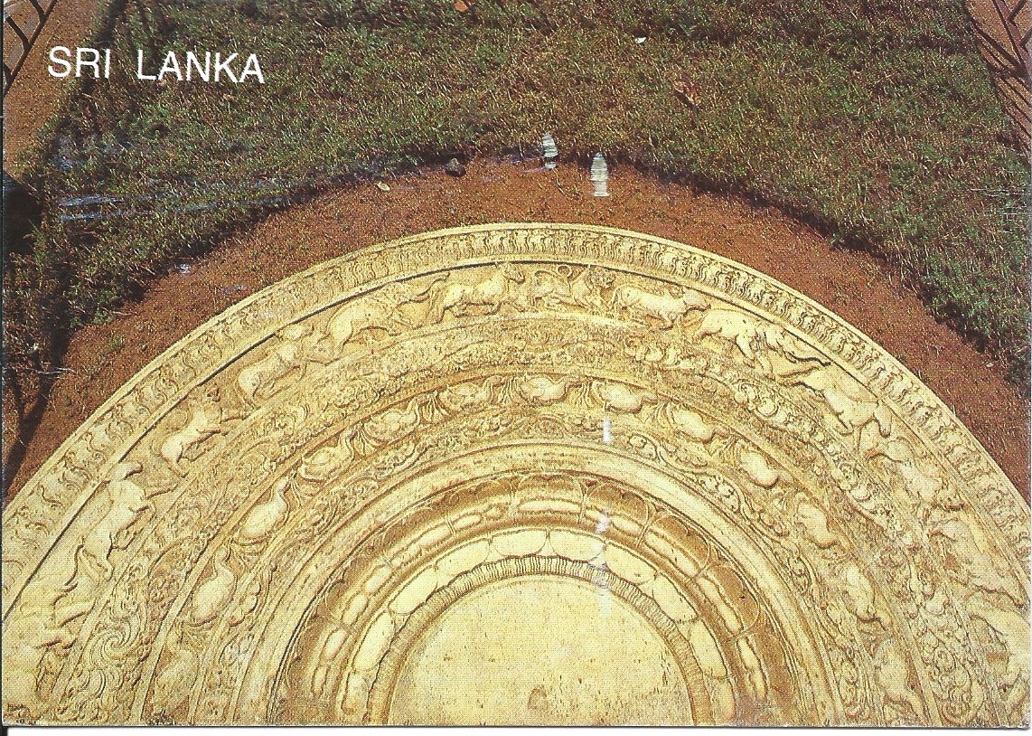 MY POSTCARD-PAGE: SRI LANKA ~ Moonstone - Anuradhapura - UNESCO