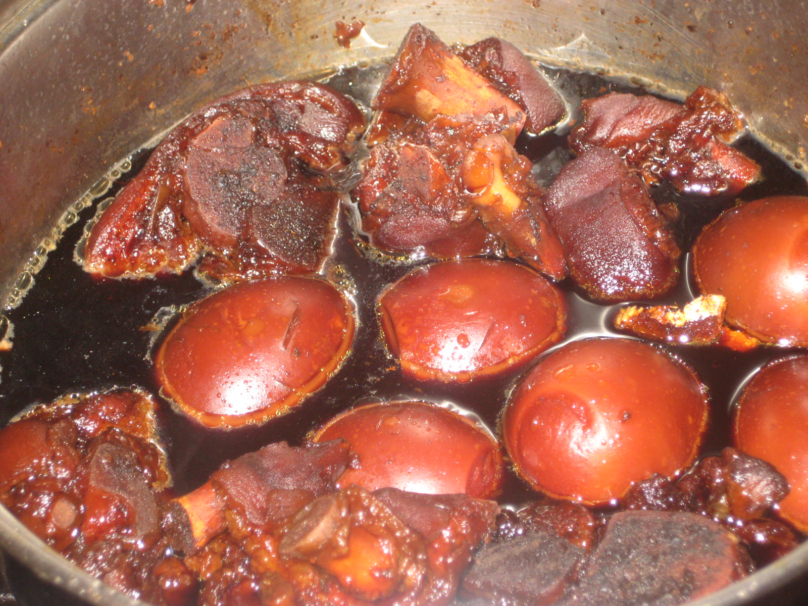 Gim's Delish Delights: Sweet Vinegar Pig Trotters with Eggs
