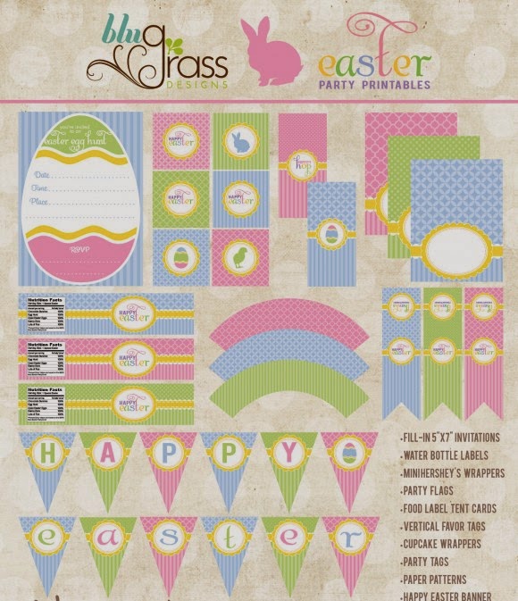 Dulce Kit para Pascua, para Imprimir Gratis. Dulce Kit para Pascua, para Imprimir Gratis.