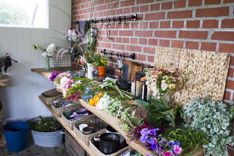 ævlebævle: blomster og buketter fra skærehaven. Blomster terrasse