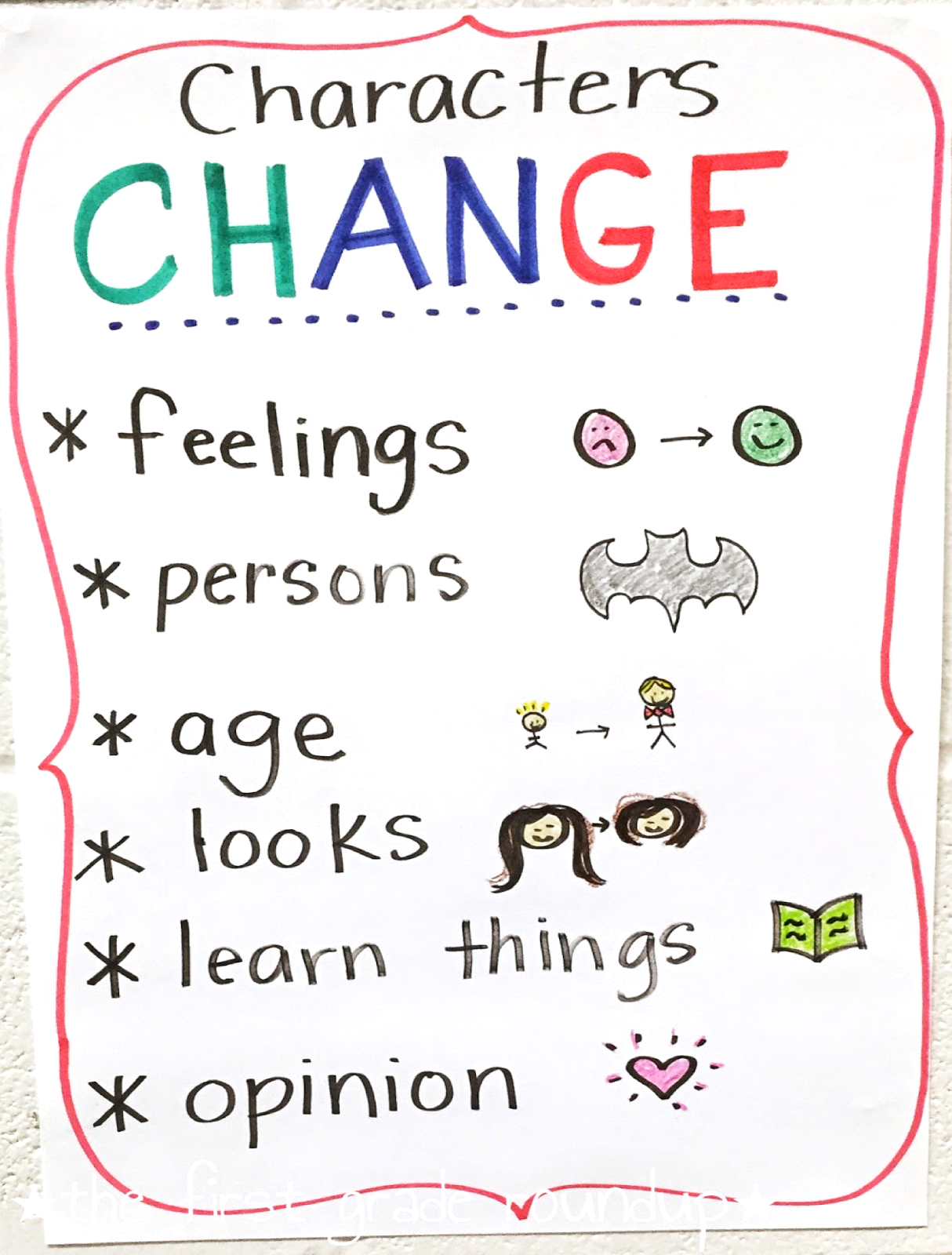 a character who changes during the course of a story is called a character change worksheet