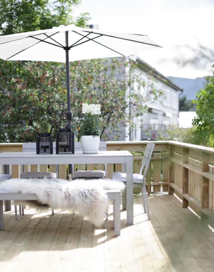 8 Decotips para decorar una terraza de estilo escandinavo