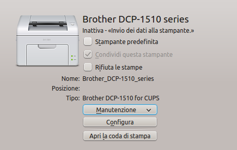 Stampanti e multifunzione nuove: STAMPANTE BROTHER LASER DCP-L2500D, Stampanti  BROTHER