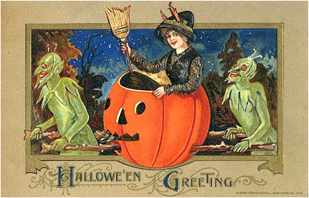 Bloody Pit of Rod: Vintage Halloween Cards