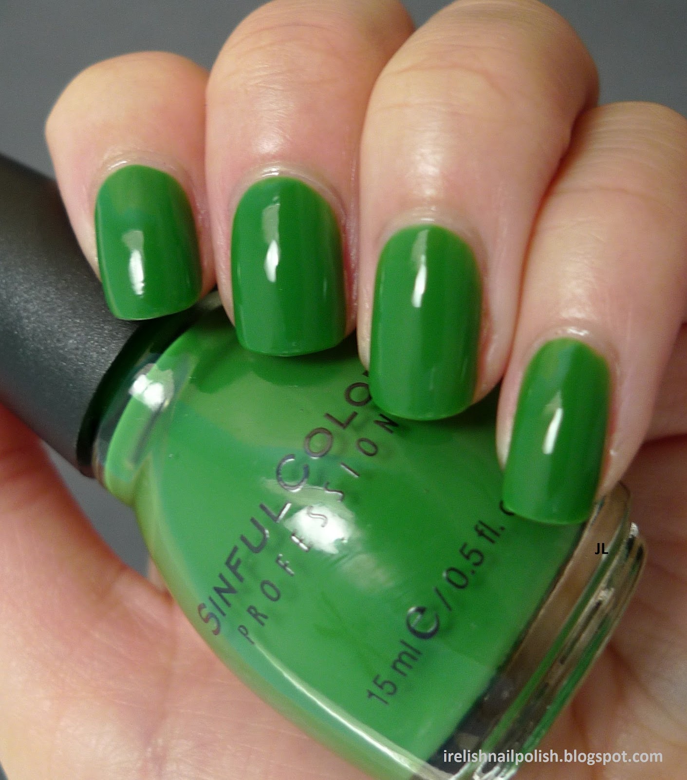I Relish Nail Polish! Sinful Colors Exotic Green