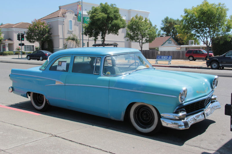 California Streets Castro Valley Street Sighting 1956 Ford