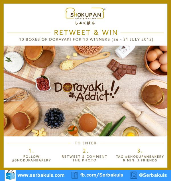 Kuis Retweet & Win Berhadiah 10 Box Dorayaki