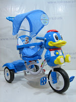 Sepeda Roda Tiga GoldBaby F7-1 Bebek in Blue