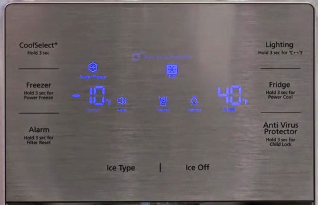 Samsung's smart refrigerator T9000