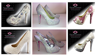 New Ladies Crystal Shoes