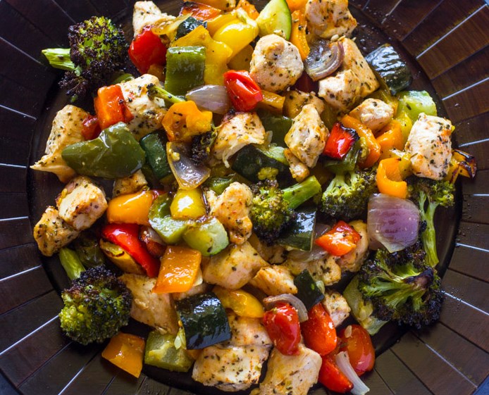 15 MINUTE HEALTHY ROASTED CHICKEN AND VEGGIES #Veggies #Vegetarian 15 MINUTE HEALTHY ROASTED CHICKEN AND VEGGIES #Veggies #Vegetarian