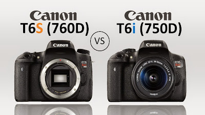 Canon EOS 750D vs Canon EOS 760D, Canon Rebel T6i vs Canon Rebel T6S, Canon EOS 750D review, Canon EOS 760D review, EOS 750D specs, EOS 760D specs, Canon DSLR camera