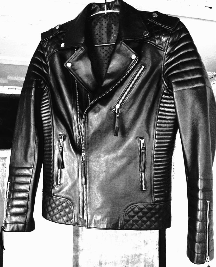 Leather Biker Jacket Quilted Biker Jacket Made In Higher Grade