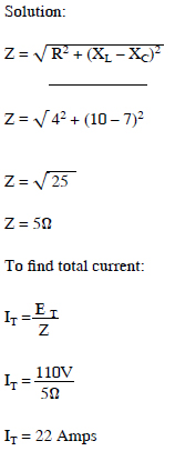 impedance of a series circuit