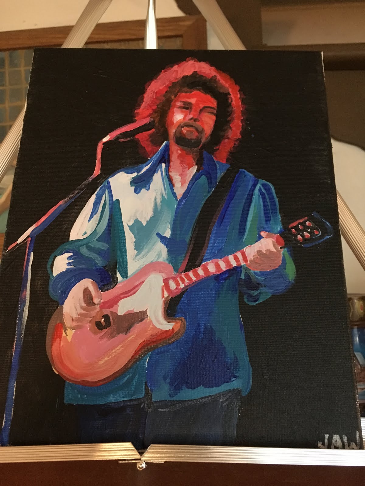 My painting of Jeff Lynn