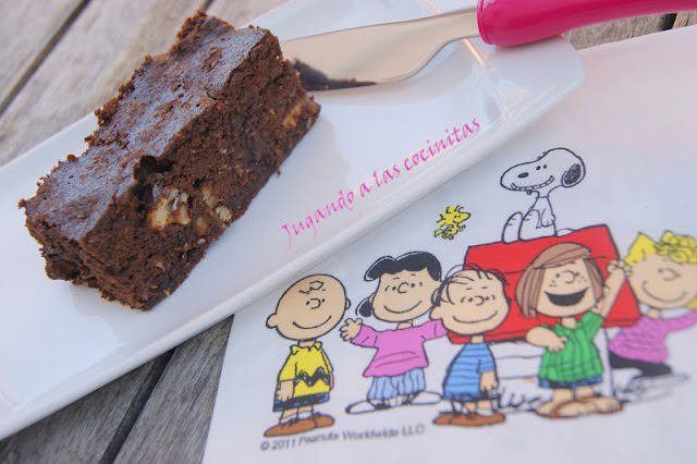  Brownie de nueces y coco (microondas) 