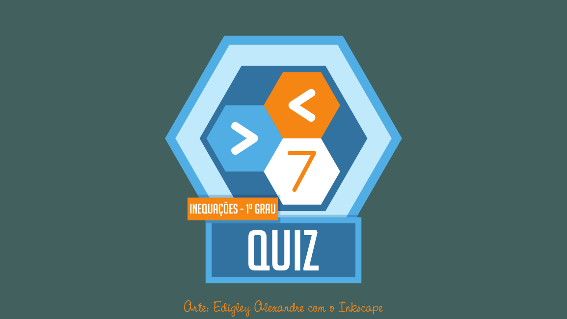 Quiz matemático 7: inequações do 1º grau Quiz matemático 7: inequações do 1º grau