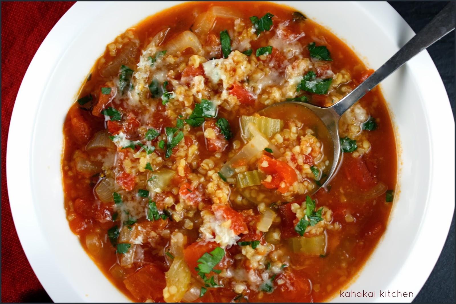 Kahakai Kitchen: Tomato-Freekeh Soup: Healthy Comfort for Souper (Soup ...