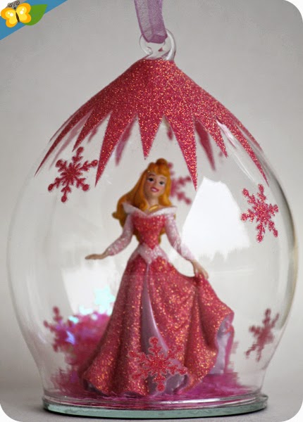 Boules de Noël princesses Disney : Aurore