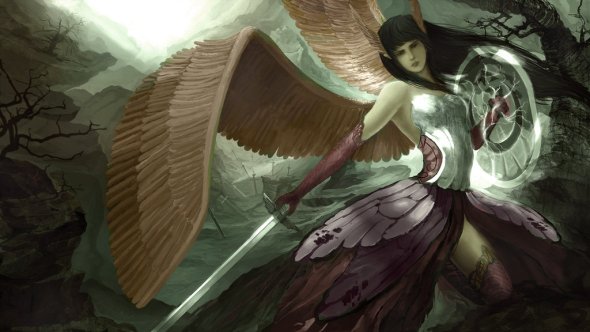 As incríveis ilustrações de fantasia de Kamila Szutenberg Kamila Szutenberg deviantart artstation ilustrações fantasia games mulheres anjas