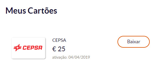 Ativação vale CEPSA sixth continent cepsa vale card voucher activation