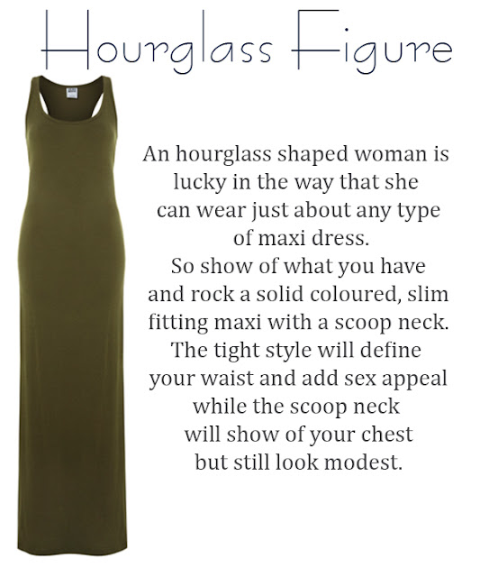 Maxi dresses for different body types