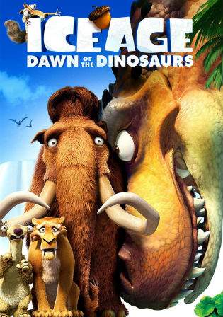 Ice Age Dawn Of The Dinosaurs 2009 BRRip 300Mb Hindi Dual Audio 480p
