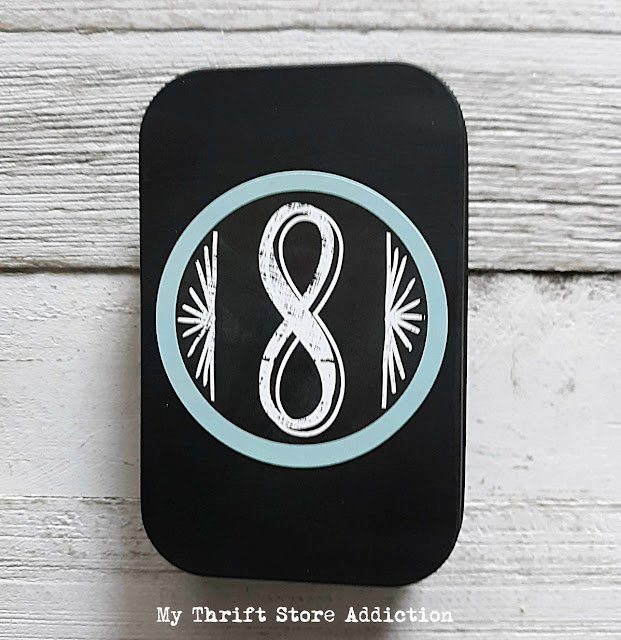 Shop your home to craft a personalized upcycled gift card tin in just 15 minutes!