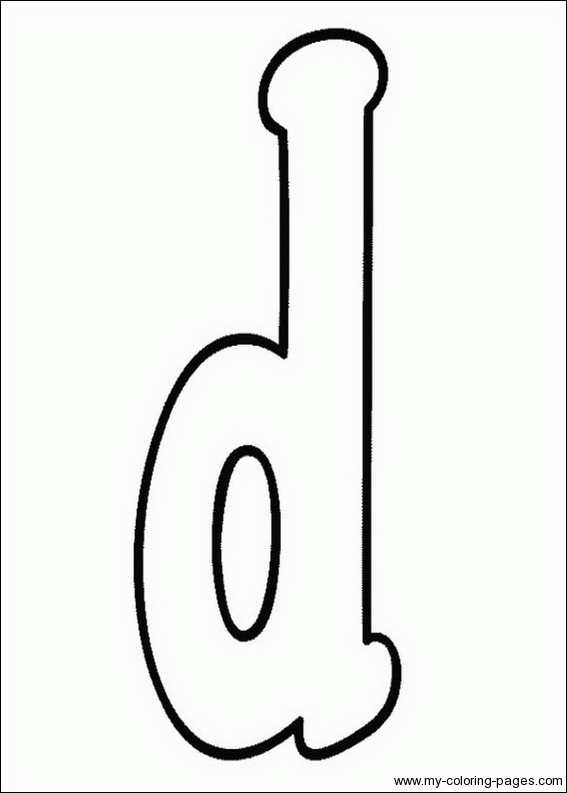 d bubble letter coloring pages - photo #48