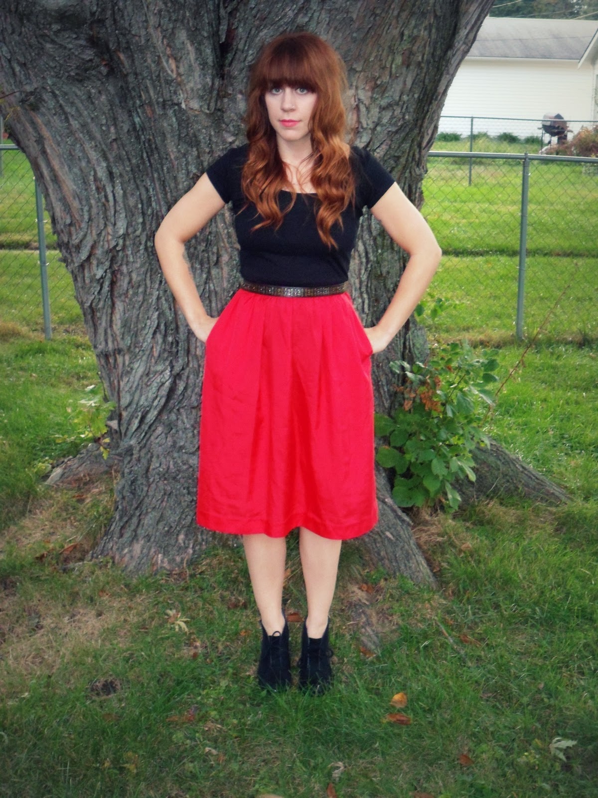 katie did it: My favorite red skirt