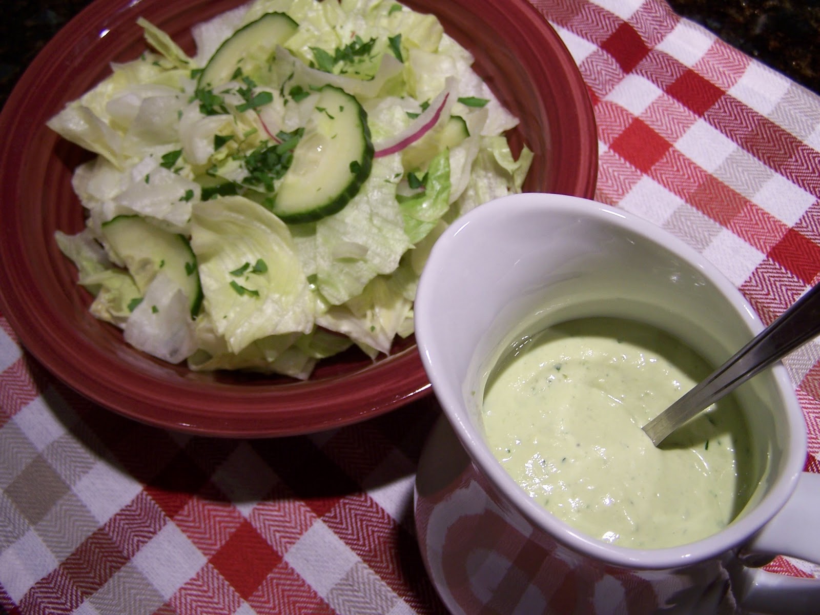 The Domestic Curator Creamy Avocado Ranch Dressing with A Southwestern