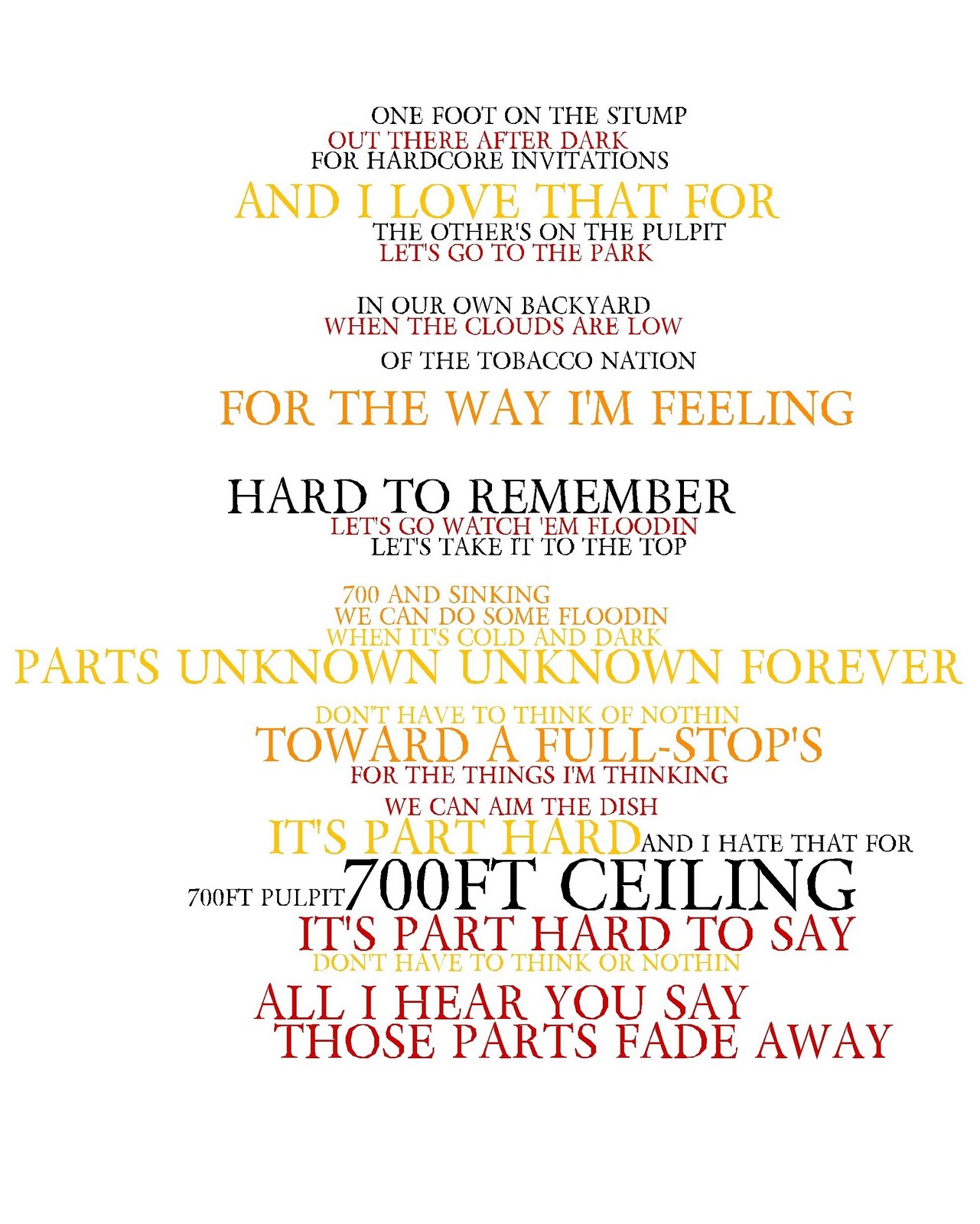 Hip Tour 700ft Ceiling Lyrics