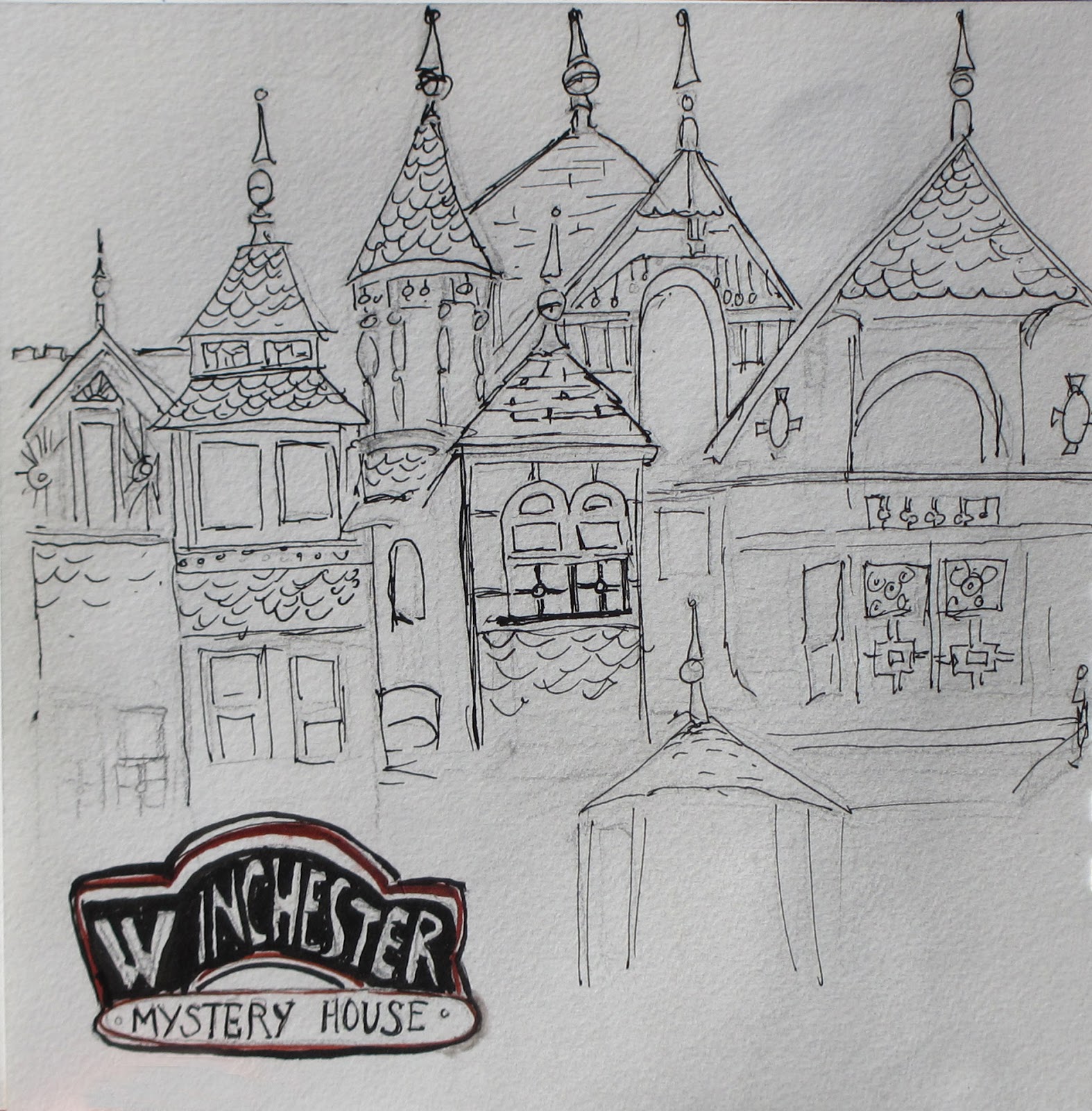 Paintsites Blog Winchester Mystery House San Jose, CA March 2, 2017