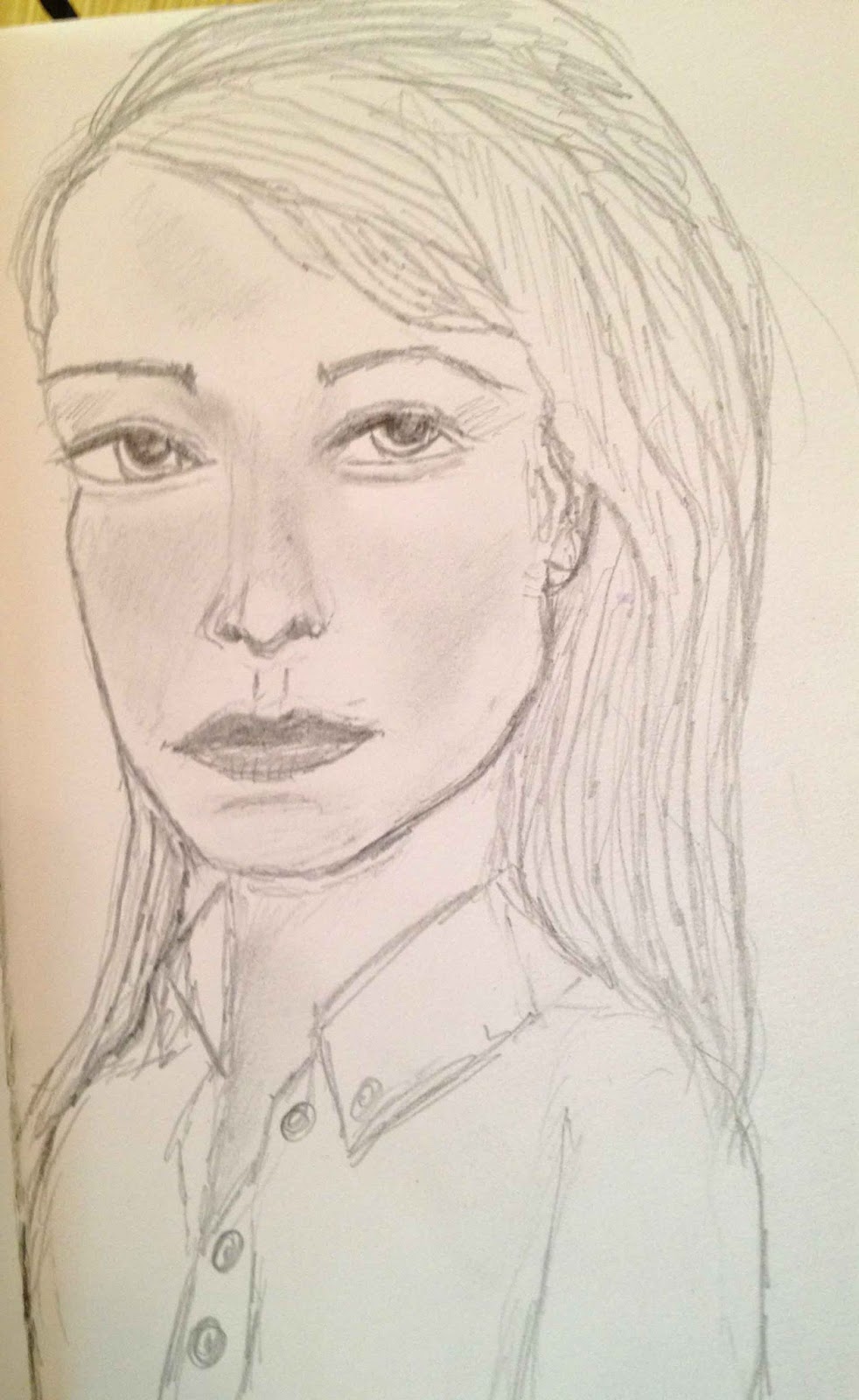 The Queen of Creativity: Sunday Sketches - A Simple Sketch